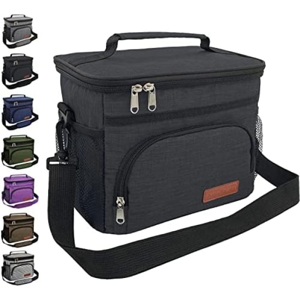 ExtraCharm Insulated Lunch Bag for Women/Men - Reusable Lunch Box for Office