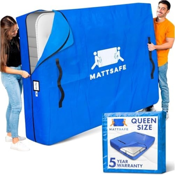 Nordic Elk Mattress Bags for Moving and Storage (Queen) Heavy Duty Moving